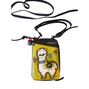 CHALA LLAMA WALLET CROSSBODY PURSE